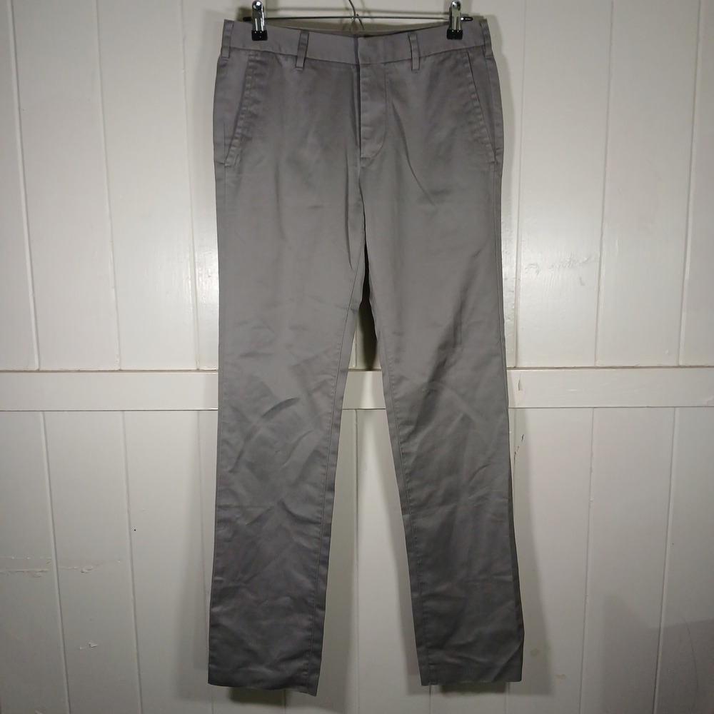 Bonobos Friday Chino Pants Men 30/32 Grey Slim Fit 100% Cotton GL4